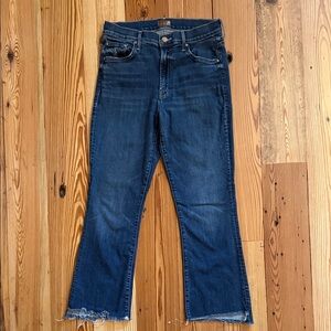Mother jeans The Insider Crop Step Fray Teaming Up 29